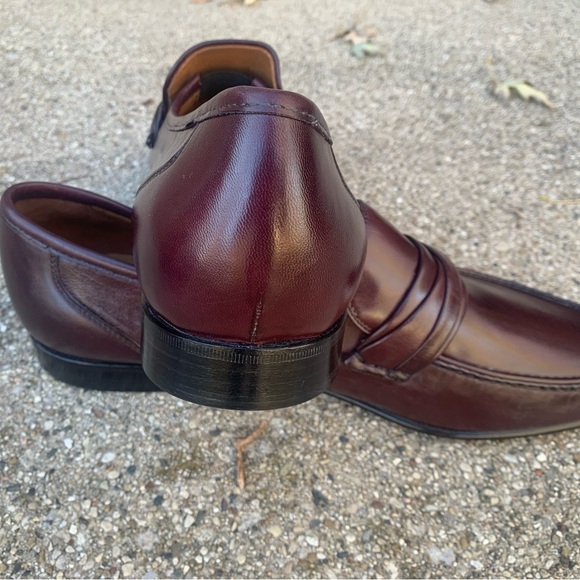 Allen Edmonds “ Bergamo “ Size 15D  Rich Burgundy Leather Loafers - Picture 4 of 7